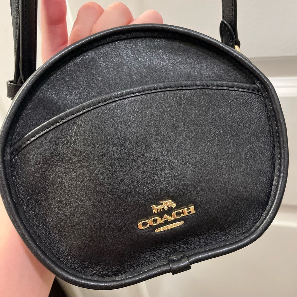 Coach leather crossbody bag